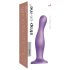 Strap-on-me Curvy L - wavy, suction cup dildo (purple)