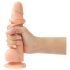 Strap-on-me S - Dobbel lag, realistisk dildo med sugekopp (naturlig)