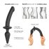 Strap-on-me Switch Semi-Realistisk XXL - 2i1 dildo (svart)