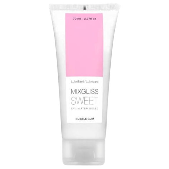 Mixgliss Sweet Bubble Gum - vannbasert glidemiddel (70ml)