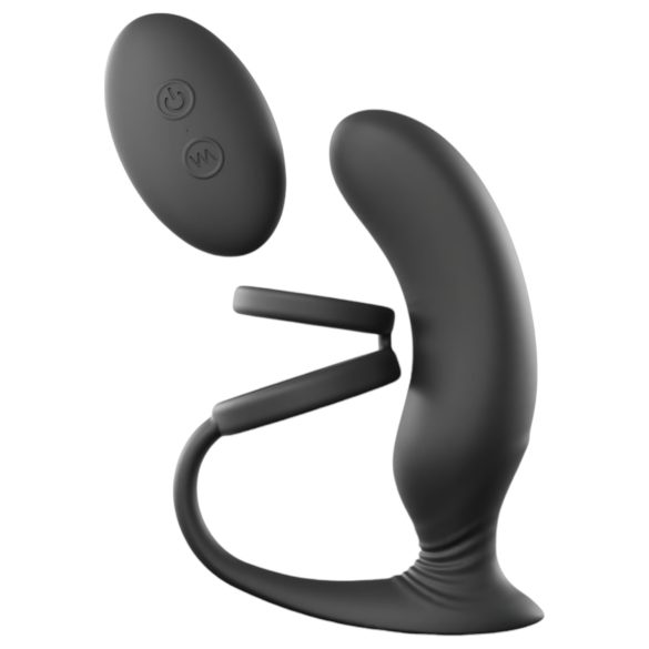 Love to Love - prostata-vibrator med ring (svart)