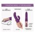 Sassy Bunny - oppladbar pulserende vibrator (lilla)