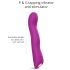 Love to Love Swap - oppladbar, pulserende G-punktvibrator (lilla)