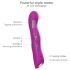 Love to Love Swap - oppladbar, pulserende G-punktvibrator (lilla)