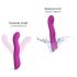 Love to Love Swap - oppladbar, pulserende G-punktvibrator (lilla)