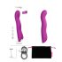 Love to Love Swap - oppladbar, pulserende G-punktvibrator (lilla)