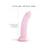 Dildolls Starlight - stjerneformet dildo med base (rosa)