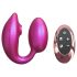 Wonderlover - G-punkt vibrator med klitorisstimulator (metallisk rosa)