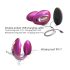 Wonderlover - G-punkt vibrator med klitorisstimulator (metallisk rosa)