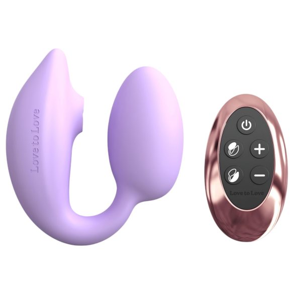 Love to Love Wonderlover - klitoris og G-punkt vibrator (lavendel)