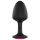 Dorcel Geisha Plug Ruby L - Svart analplugg med rosa stein