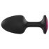 Dorcel Geisha Plug Ruby L - Svart analplugg med rosa stein