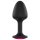 Dorcel Geisha Ruby XL - Svart analplugg med rosa stein