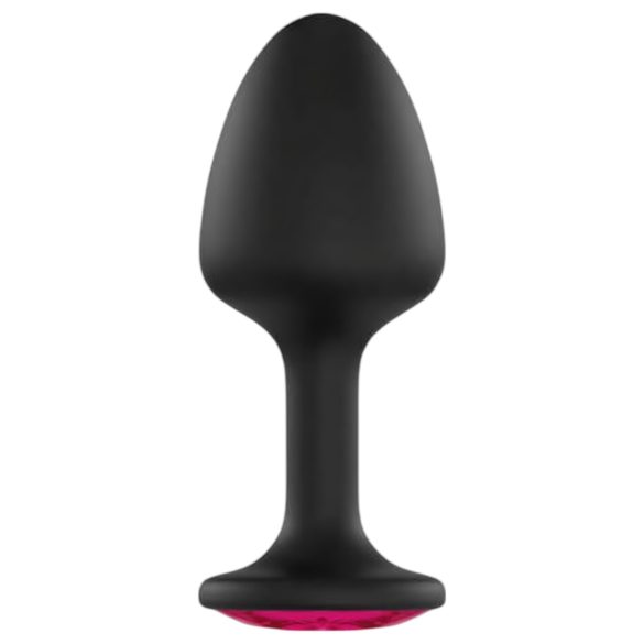 Dorcel Geisha Ruby XL - Svart analplugg med rosa stein