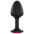 Dorcel Geisha Ruby XL - Svart analplugg med rosa stein