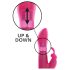 Dorcel Furious Rabbit - rosa vibrator med klitorisstimulator