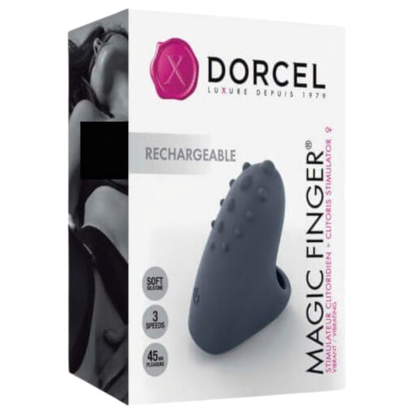 Dorcel Magic Finger - oppladbar finger-vibrator (grå)