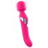 Dorcel Dobbel Nytelse - oppladbar 2in1 massasjevibrator (rosa)