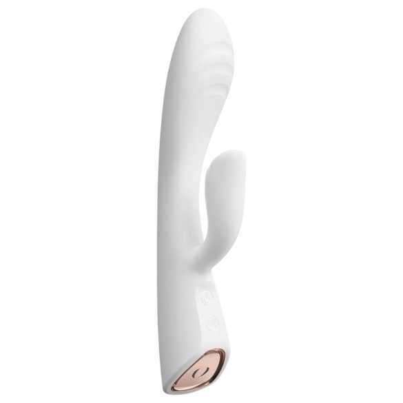 Dorcel Flexi Rabbit - hvit oppvarmet klitorisstimulator