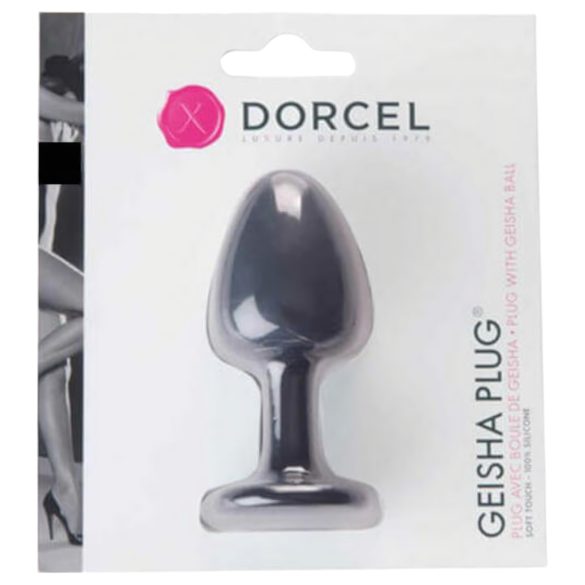 Dorcel Geisha Plug M - Kuleformet analplugg (svart)