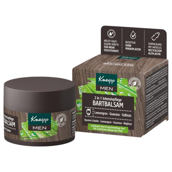 Kneipp MEN - 2-i-1 intensiv skjeggpleiebalsam (50ml)