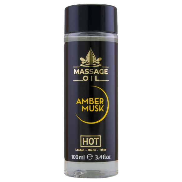 HOT kroppsolje - amber muskus (100ml)