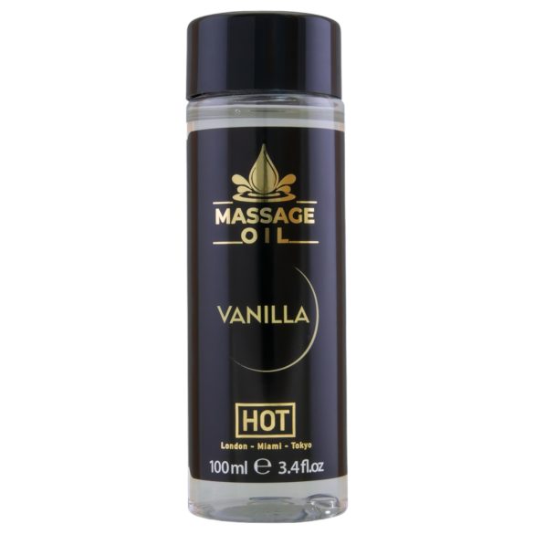 HOT hudpleie massasjeolje - vanilje (100ml)