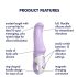 Satisfyer Charming Smile - vanntett, oppladbar G-punktvibrator (lilla)