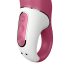 Satisfyer Petting Hippo - oppladbar, vanntett vibrator (magenta)