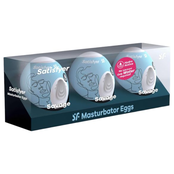 Satisfyer Egg Savage - Onanipakke (3 stk)