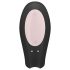 Satisfyer Double Joy - smart vanntett parvibrator (svart)