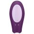 Satisfyer Double Joy - Smart, vanntett parvibrator (lilla)