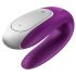 Satisfyer Double Fun - smart parvibrator (lilla)