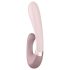 Satisfyer Heat Wave - smart, oppvarmet vibrator med arm (beige)