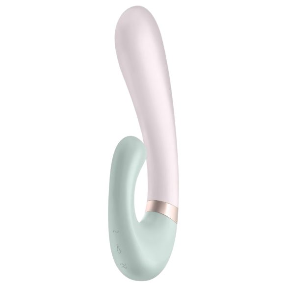 Satisfyer Heat Wave - smart, oppvarmende vibrasjon (myntgrønn)