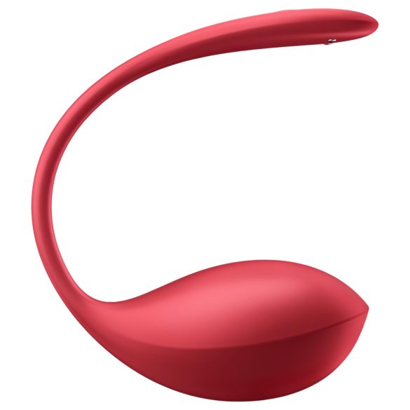 Satisfyer Shiny Petal - trådløst vibrerende egg (rød)