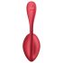 Satisfyer Shiny Petal - trådløst vibrerende egg (rød)