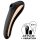 Satisfyer Dual Kiss - oppladbar vaginal- og klitorisvibrator (svart)