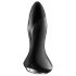 Satisfyer Rotator Plug 1 - perlebelagt analvibrator (svart)