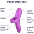 Satisfyer Bold Lover - vanntett finger-vibrator (rosa)