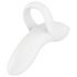 Satisfyer Bold Lover - Oppladbar vanntett finger-vibrator (hvit)