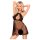 Penthouse Libido Boost - blondesett med babydoll (svart) - L/XL