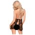 Penthouse Libido Boost - blondesett med babydoll (svart) - L/XL