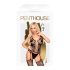 Penthouse Love Bud - sexy nettingsett med blonder (svart) - XL