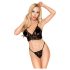 Penthouse Double Spice - blonder bh-sett (svart) - M/L