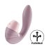 Satisfyer Supernova - oppladbar 2-i-1 luftvibrator (rosa)