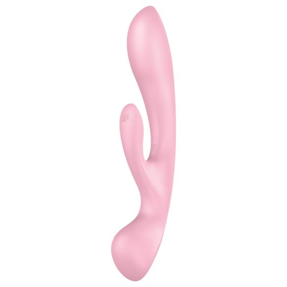 Satisfyer Triple Oh - oppladbar klitorisstimulator (rosa)