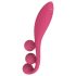 Satisfyer Tri Ball 1 - oppladbar multifunksjonsvibrator (rød)