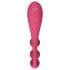 Satisfyer Tri Ball 1 - oppladbar multifunksjonsvibrator (rød)