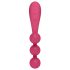 Satisfyer Tri Ball 1 - oppladbar multifunksjonsvibrator (rød)